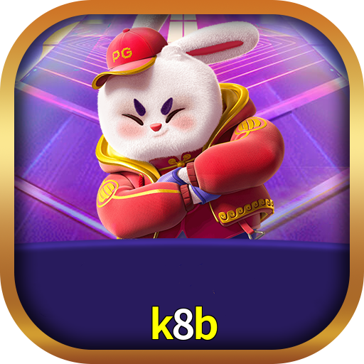 Imagem promocional da k8b mostrando a plataforma e suas vantagens